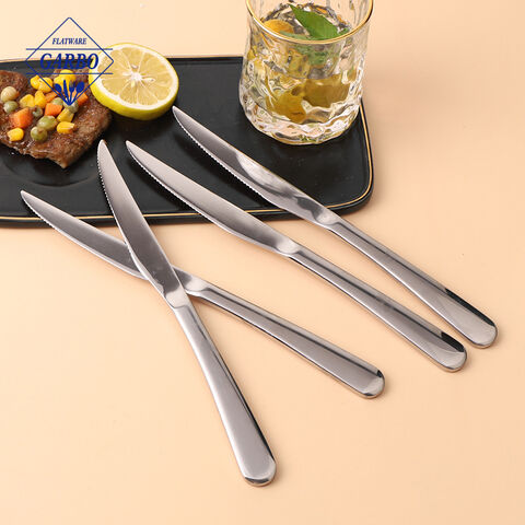 High Quality Durable Silver Sharp Stainless Steel Dinner Steak Knife
