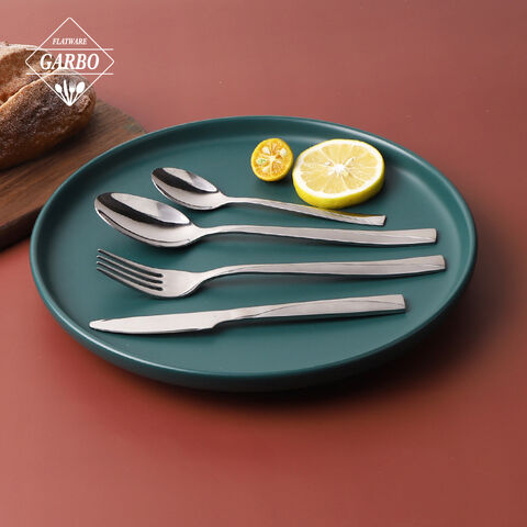 Pinggan mangkuk set pinggan mangkuk keluli tahan karat yang ringkas dan murah hati