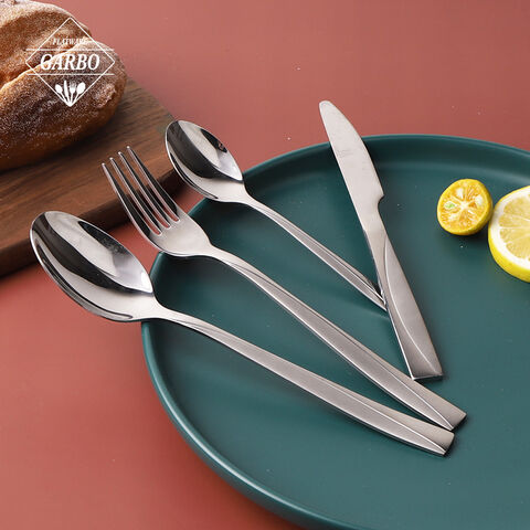 Simple and generous stainless steel flatware set tableware