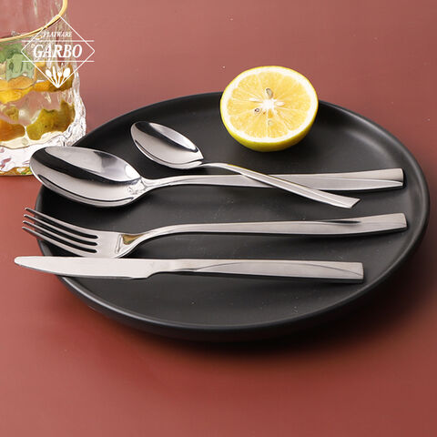 Simple and generous stainless steel flatware set tableware