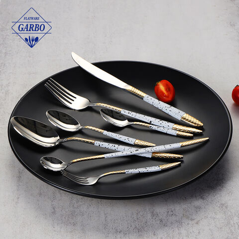 Silver mental kitchen utensil wholesale price stainless steel cutlery for home use