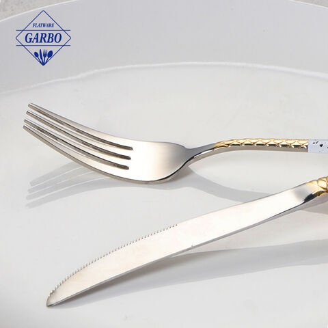Sliver 201 stock flatware factory mirrot polish dinner cutlery set 