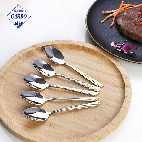 Food Grade High Quality Stainless Steel Tea Spoon Flatware na Gawa sa China Factory