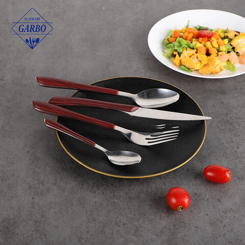 Naka-istilong at Contemporary Stainless Steel Flatware Set