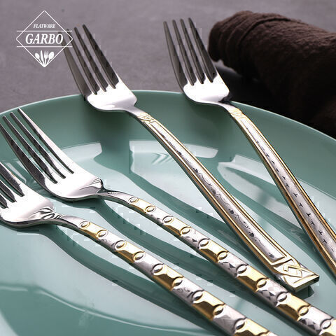 Gold Plated Stainless Steel Middle East Style Dinner Forks