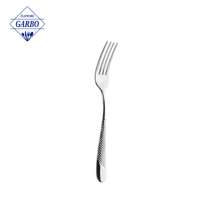 Cheap Price 410 Stainless Steel Dinner Fork Simple Style in Black Color Wholesale Flatware