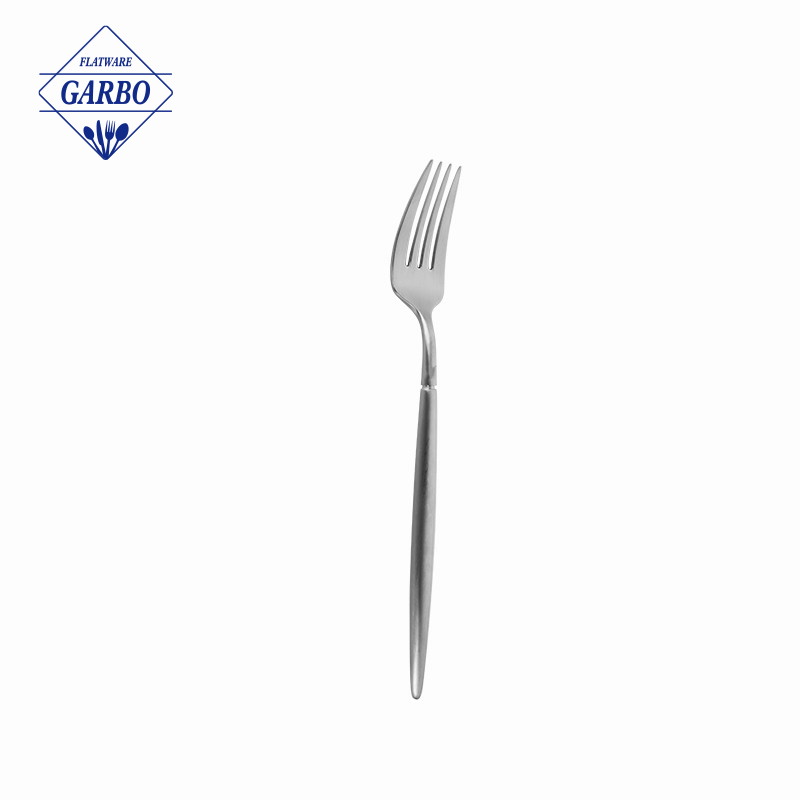 Cheap Price 410 Stainless Steel Dinner Fork Simple Style in Black Color Wholesale Flatware