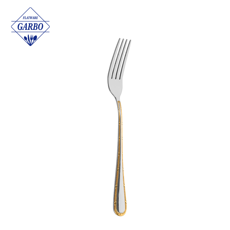 Golden Decoration Pattern Coffee Spoon Perfect Choice for the Middle East Asia Market