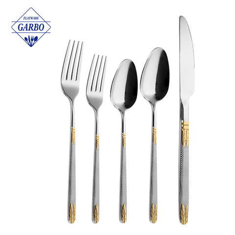 Golden Decoration Pattern Coffee Spoon Perfect Choice for the Middle East Asia Market