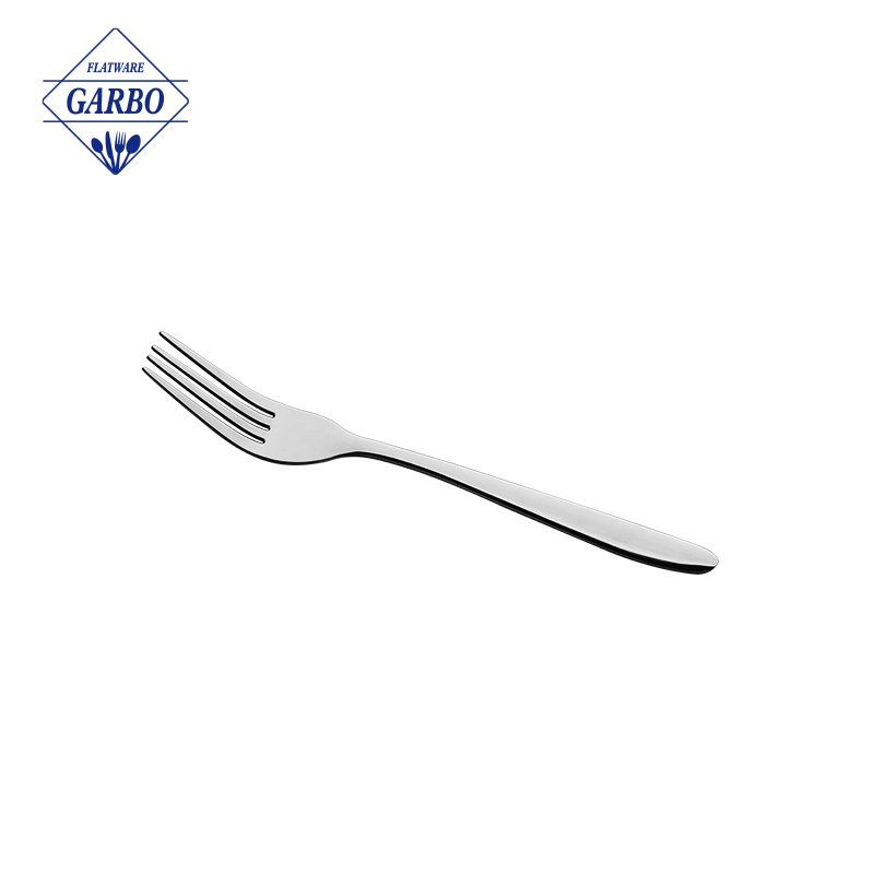 stainless steel gold color fork with mirror polish tableware manufacturers