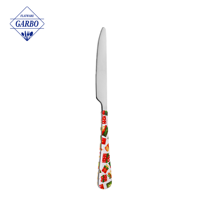 high quality dinner knife with plastic handle for home 