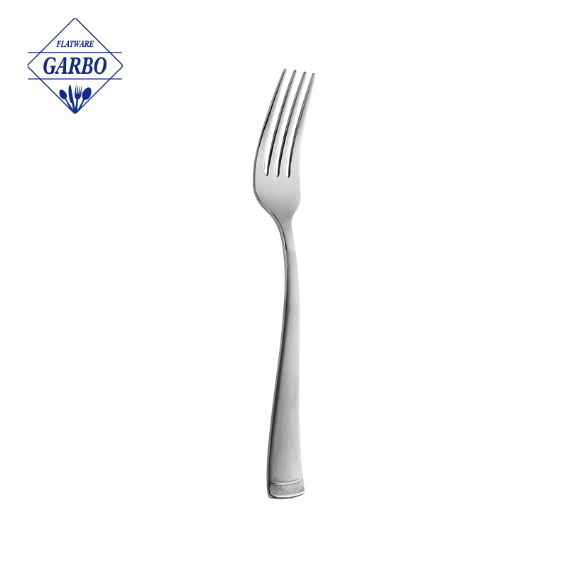 simple elegant design mirror polished 18/8 stainless steel dinner fork