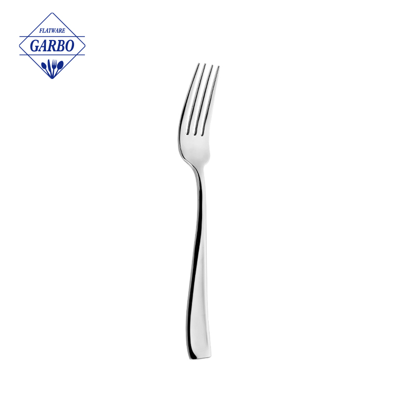 simple elegant design mirror polished 18/8 stainless steel dinner fork