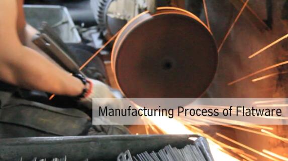 How is stainless steel cutlery production made?