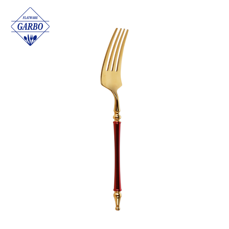 Nagtatampok ang bagong modelo ng dining fork ng makinis na disenyo na may 304 SS material flatware.