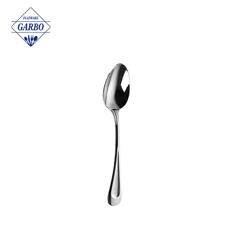 High end Stainless steel dinner spoon with mirror polish 