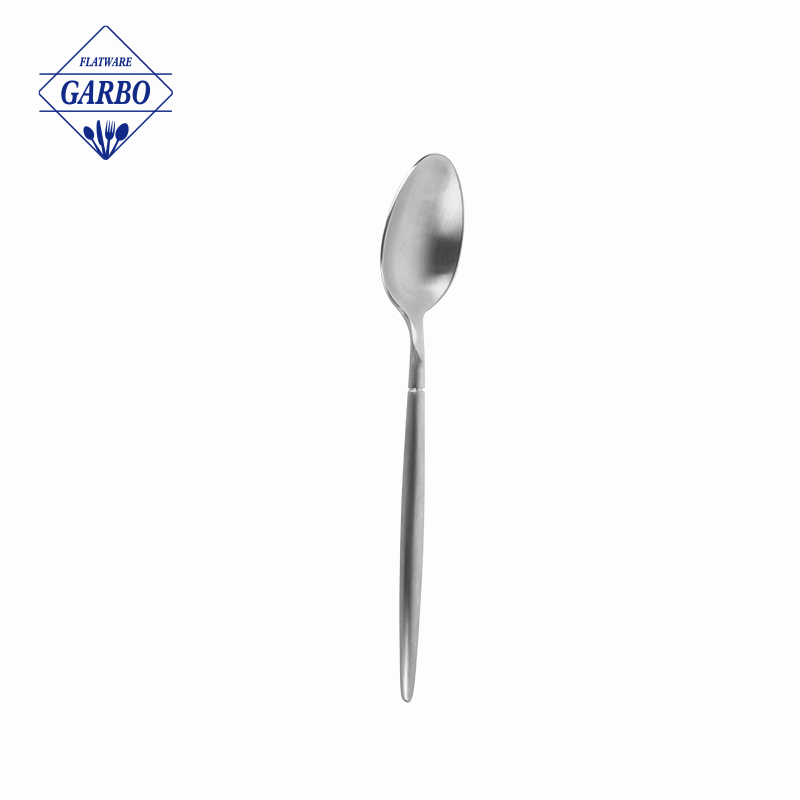 Amazon Supplier Wholesale Hot Sale Matte 304 Stainless Steel Dinner Spoon