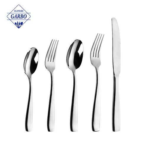 304 material high quality flatware sets sliver China manufacture