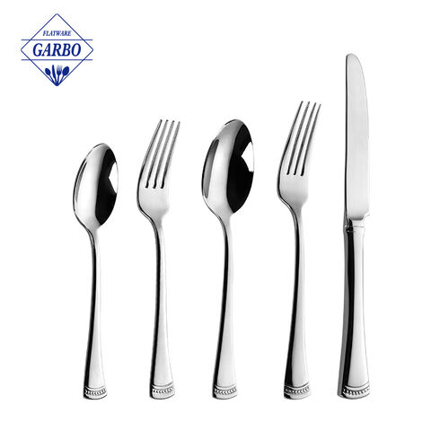 304 materyal mataas na kalidad na flatware set sliver China paggawa