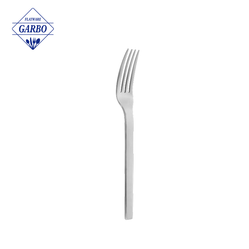 8 Inch Dinner Fork Stainless Steel Matte Finish