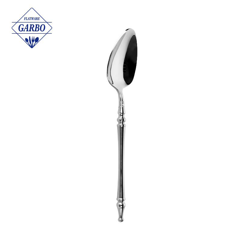 Factory New Design 304 Stainless Steel Flatware Spoon with Creative Handle