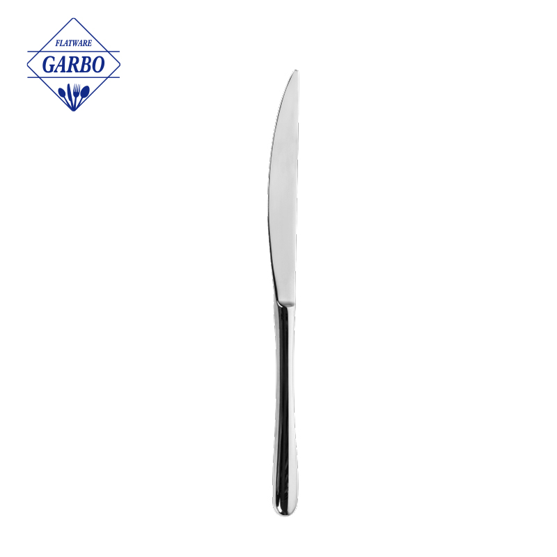 Simaple design china factory sliver dinner knife 