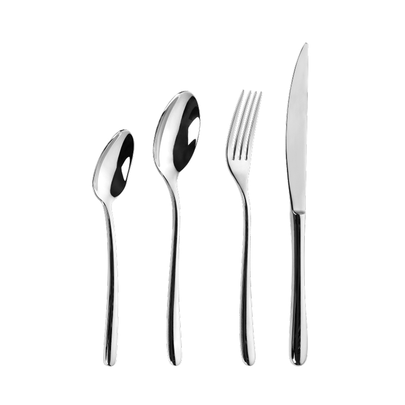 Exquisite silver stainless steel dining spoon China wholesale Flatware