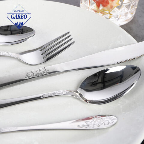 Wholesale Bulk Price High Quality 430 Silverware Stainless Steel Cutlery Set