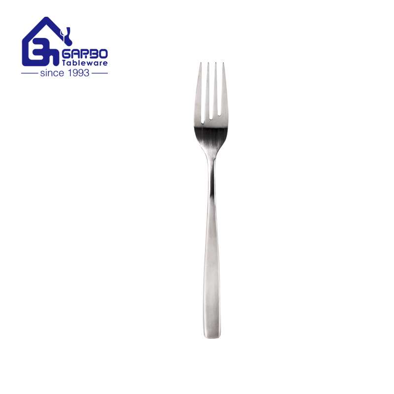 simple good quality mirror polish stainless steel dinner fork