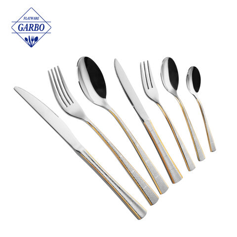 Exquisite and Vibrant Rainbow-Colored Stainless Steel Flatware Set