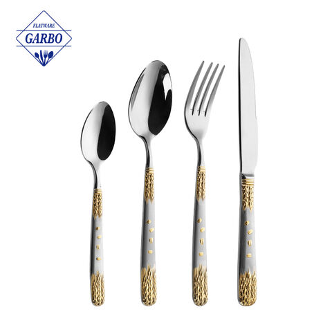 Best Banquet Silver Cutlery Set For Service 6 Chinese Factory Bulk Set