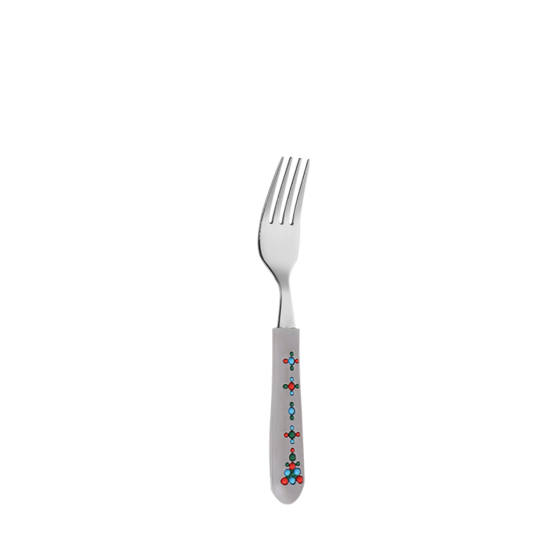 Stainless Steel Silverware Set With Colored Handles Comfortable to Hold
