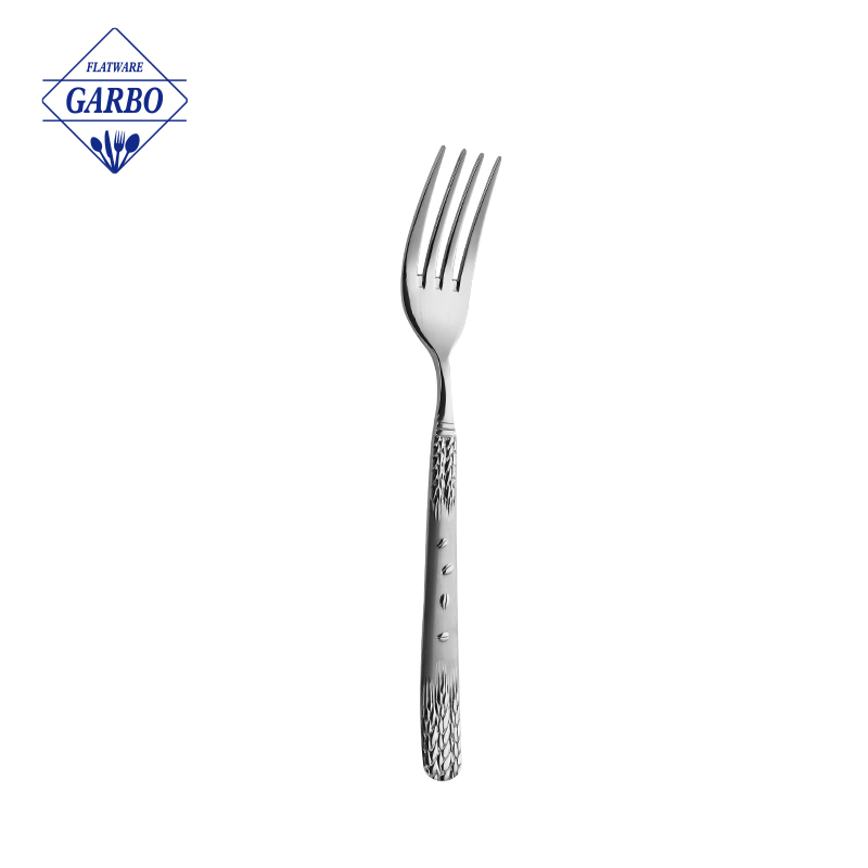 sliver 201 dinner fork with embossed handle sliverware 