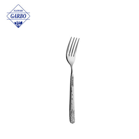 sliver 201 dinner fork na may embossed handle sliverware