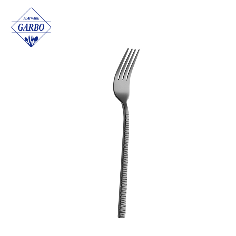 sliver 201 dinner fork with embossed handle sliverware 