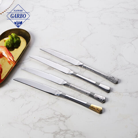 410ss mirror polish  sliver dinner knife china wholesaler 