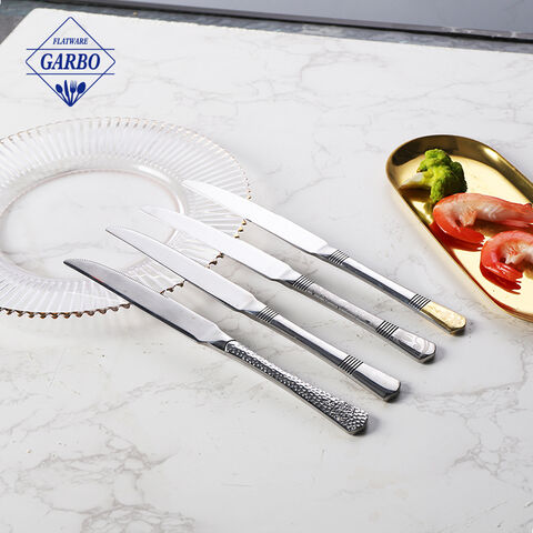 410ss зеркальный полированный серебряный обеденный нож Китай оптовик