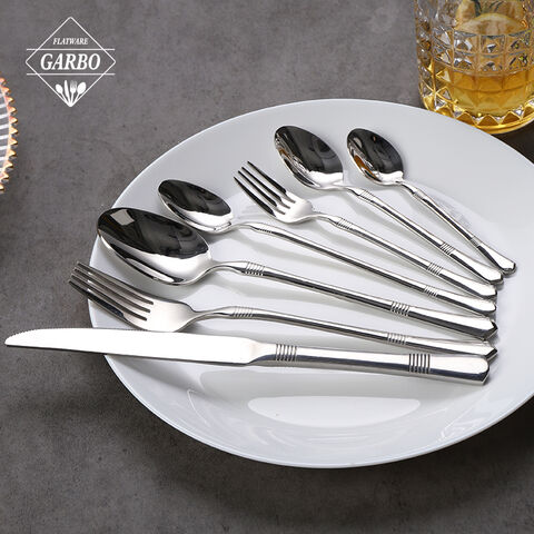 5 star hotel silver cutlery set wholesale by supplier china