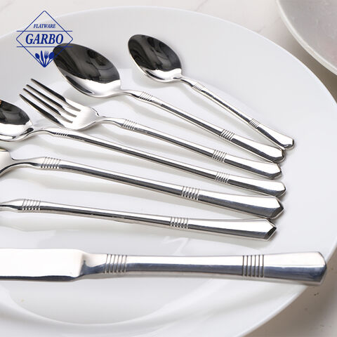 5 star hotel silver cutlery set wholesale by supplier china