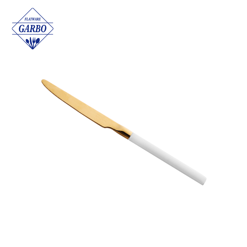 Kitchen Used Gold Color Butter Knife Made by Flatware Factory
