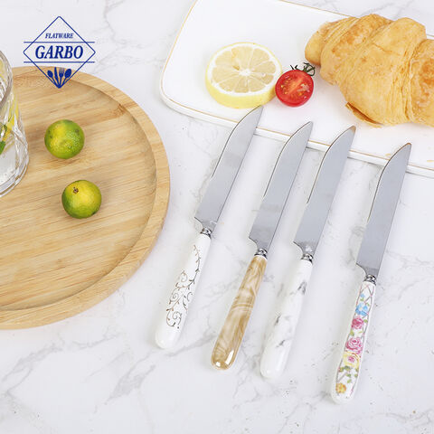 セラミックハンドル中国製食器産業ディナーナイフ