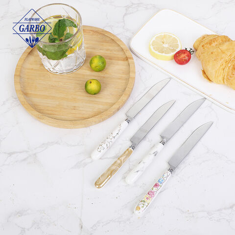 セラミックハンドル中国製食器産業ディナーナイフ