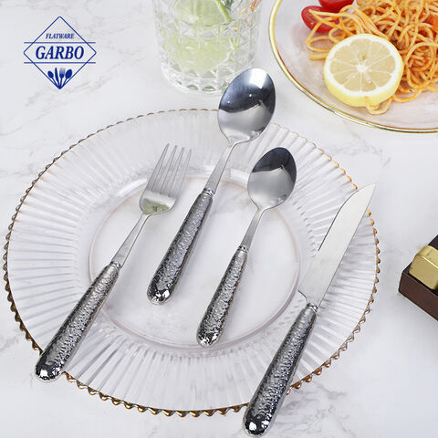 Cutlety sets factory flatware with ceramic handle  410SS
