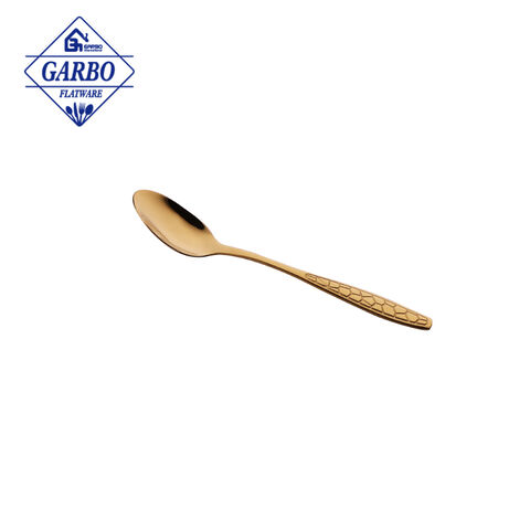 Factory Direct High Quality Food Grade PVD Plated Rainbow Colored Dinner Spoon