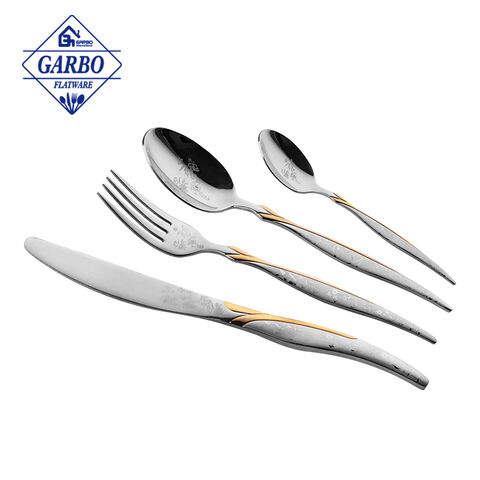 OEM ODM rainbow cutlery set hindi kinakalawang na asero