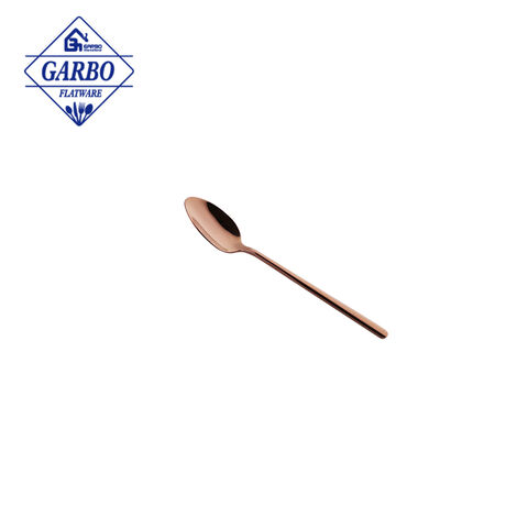 Manufacturer Mataas na Kalidad ng PVD Rose Golden Stainless Steel Coffee Tea Spoon