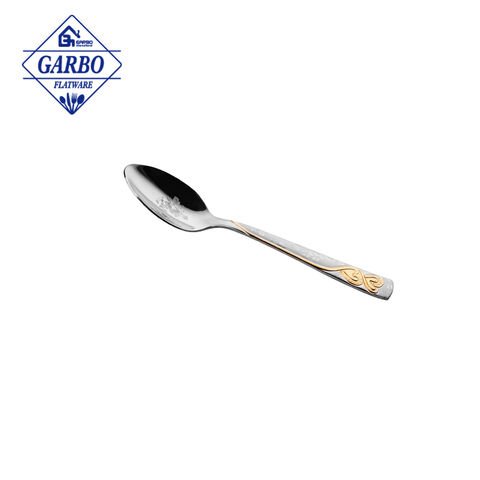 Manufacturer Mataas na Kalidad ng PVD Rose Golden Stainless Steel Coffee Tea Spoon