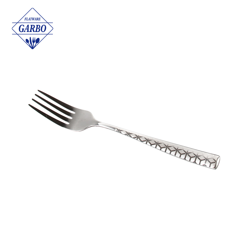 Silver Platters Forks Stainless Steel Buffet Serving Cake Fork