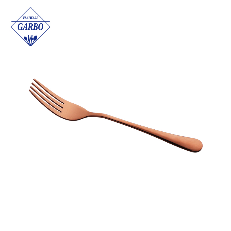 Wholesale gold dinner fork with bulk price