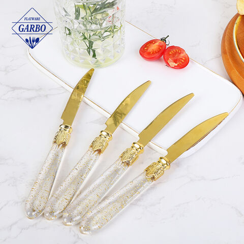 Gift box gold fork and knife set wholesale market sa China